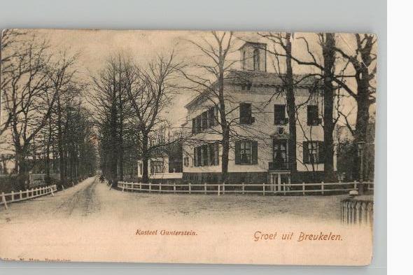 Breukelen Kasteel Gunterstein st 1903 (Hoekje L.B. -)