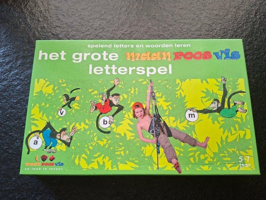 Het grote maan roos vis letterspel, Een of twee spelers, Ophalen of Verzenden, Gebruikt, Zwijsen