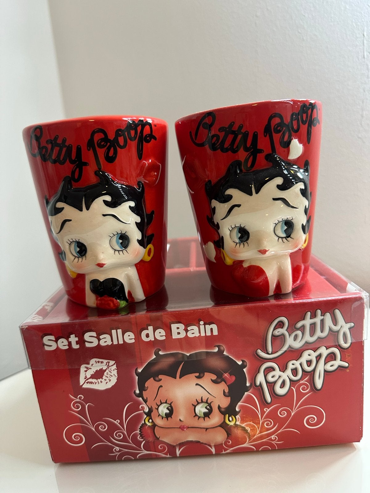 BETTY BOOP - Badkamerset | Tandenborstelhouder | NIEUW, Toilet-accessoire, Overige merken, Nieuw, Ophalen of Verzenden