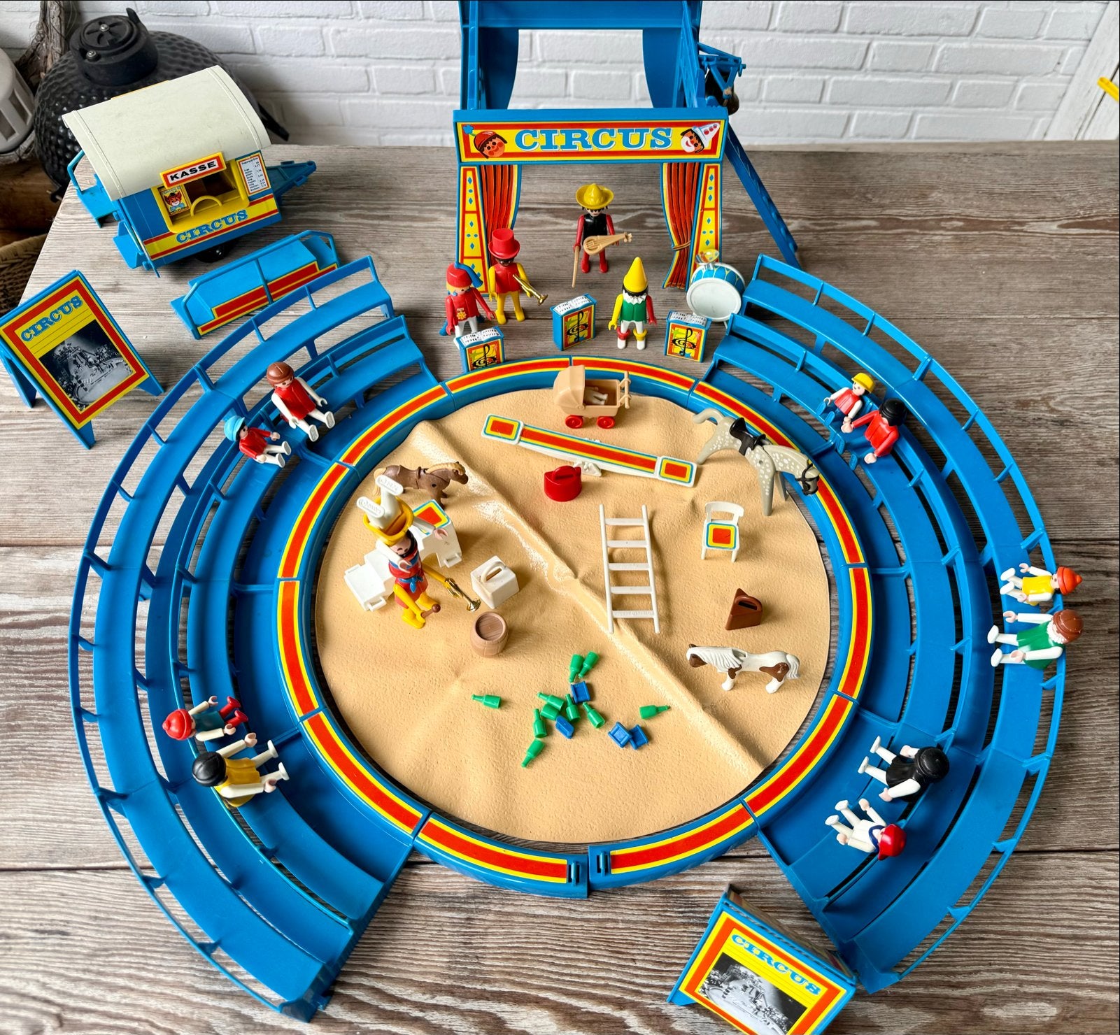 Playmobil Vintage Circus Set - Compleet met Figuren en Acces, Ophalen of Verzenden, Gebruikt, Jongen of Meisje