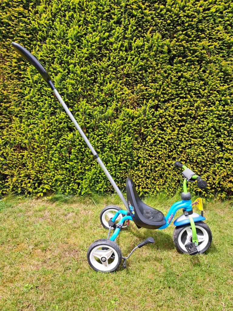 Puky driewieler met duwstang, Kinderen en Baby's, Speelgoed | Buiten | Voertuigen en Loopfietsen, Ophalen, Gebruikt, Overige typen
