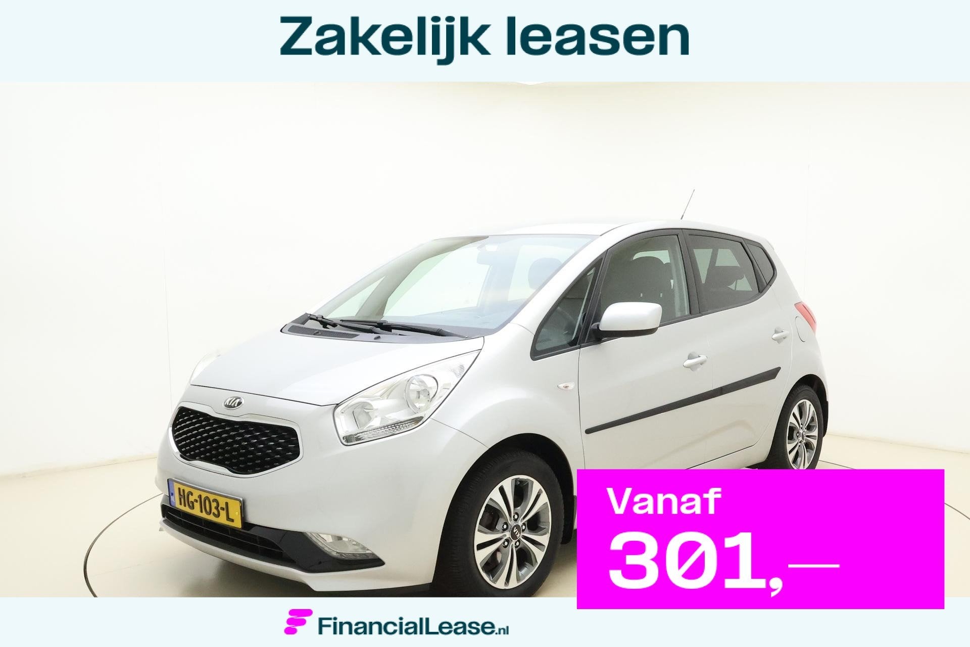 Kia Venga 1.4 CVVT DynamicPLusLine | Trekhaak | Navigatie |, Voorwielaandrijving, 12 maanden, Stof, Gebruikt