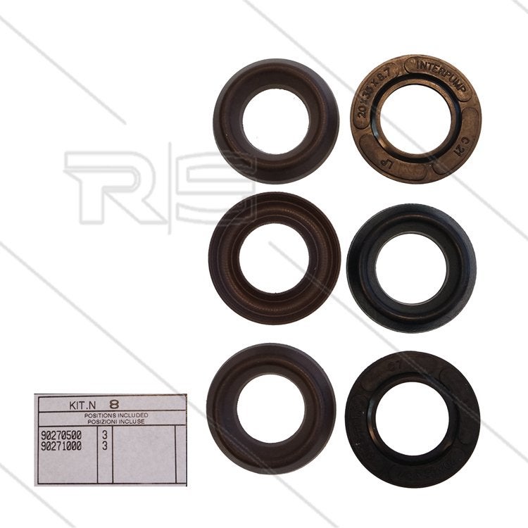 Manchetset 20mm Voor Hogedrukpomp Serie 47-48, Verzenden