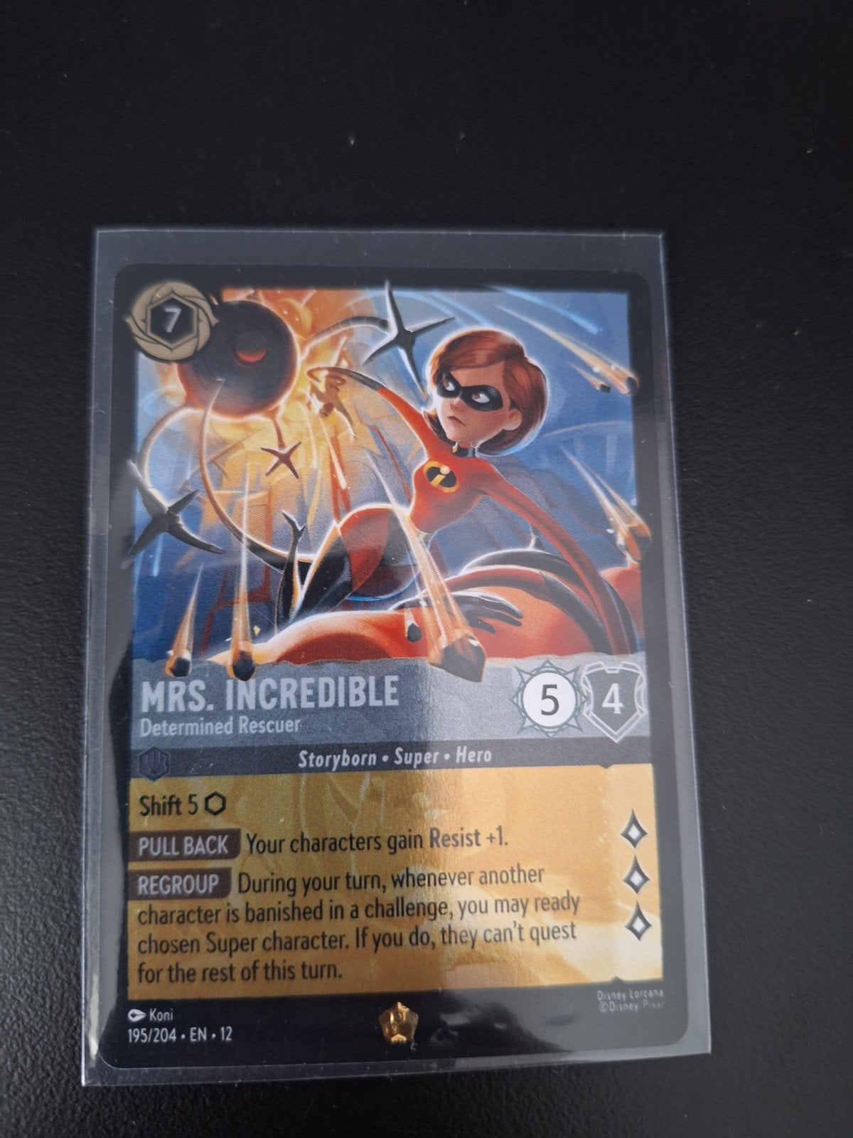 Lorcana Legendary Mrs Incredible foil, Ophalen of Verzenden, Nieuw, Losse kaart, Foil