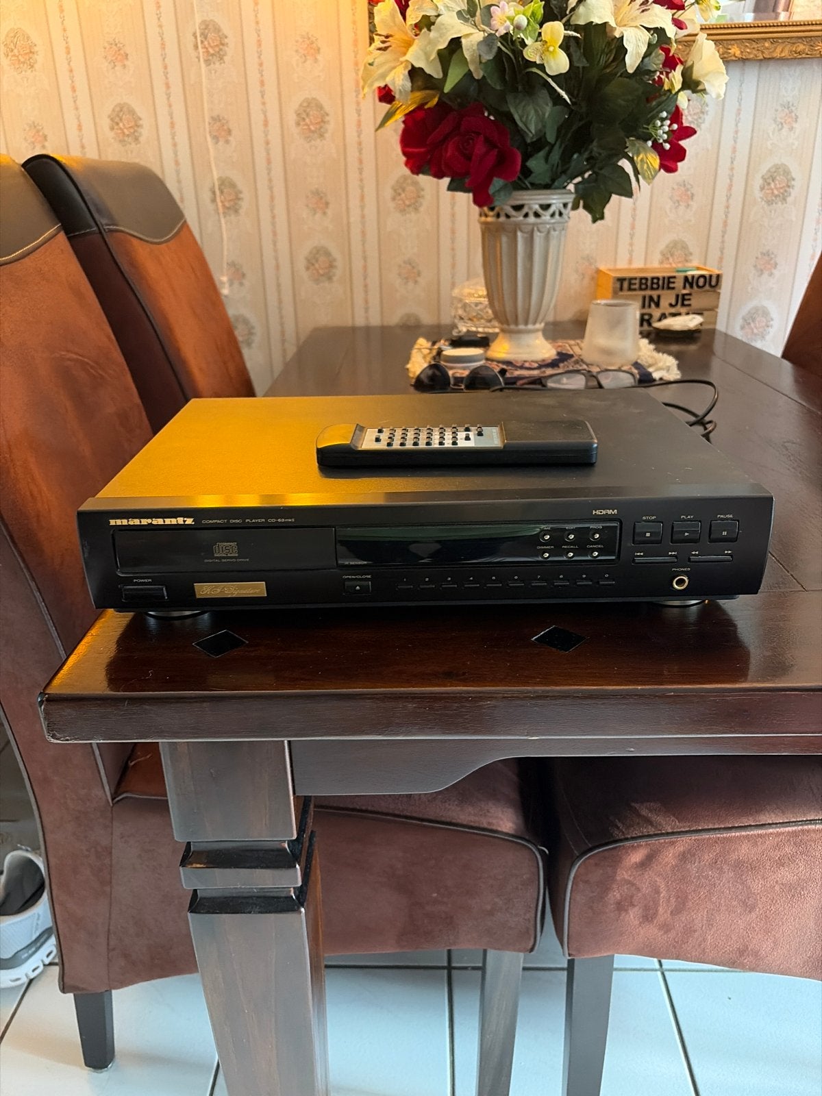 Marantz CD-speler CD6004 met afstandsbediening, Ophalen of Verzenden, Zo goed als nieuw, Marantz