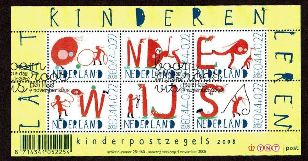 Nederland NVPH 2608 gestempeld 2, Postzegels en Munten, Verzenden, Na 1940, Gestempeld
