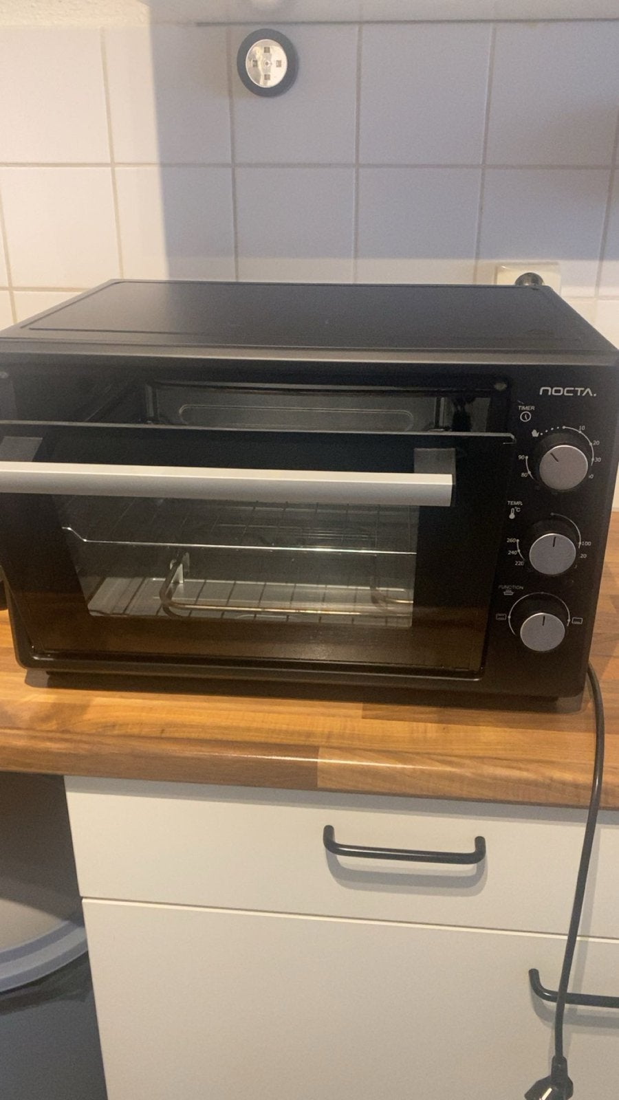 Compacte NOCTA Mini-oven - Perfect voor kleine keukens, Minder dan 45 cm, Overige merken, Ophalen of Verzenden, Zo goed als nieuw