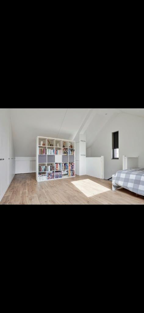 KALLAX Open kast, wit, 182x182 cm, Ophalen, Met plank(en), Gebruikt, 150 tot 200 cm