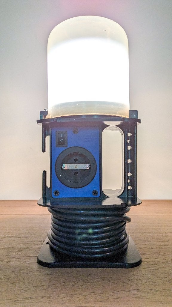 Looplamp met kabelhaspel 10m - Brennenstuhl, Ophalen, Gebruikt, 50 tot 200 watt, Overige typen