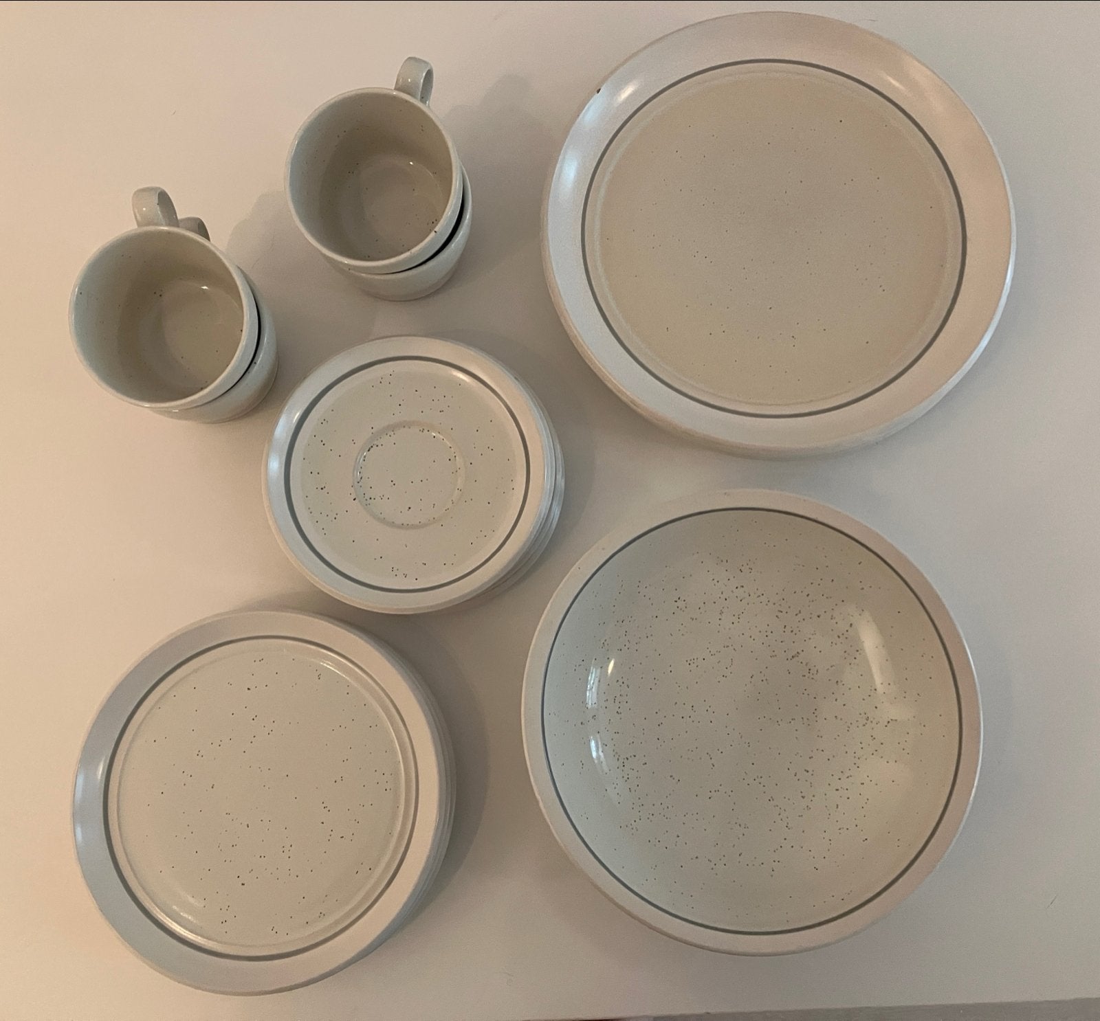 Vintage Japanse servies set (compleet, merk Yamaka), Ophalen, Keramiek, Vintage, Zo goed als nieuw