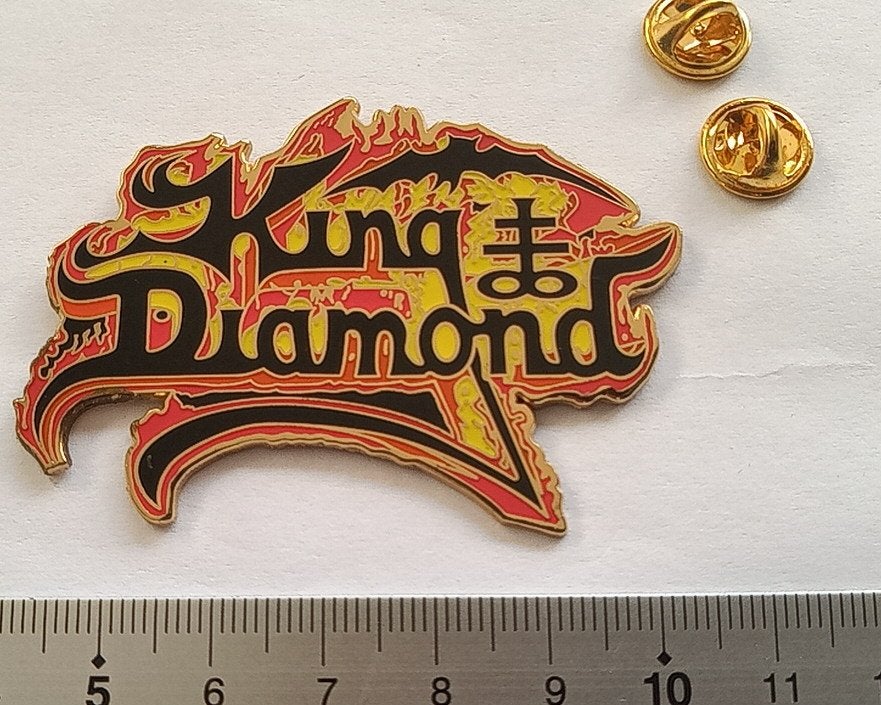 King Diamond mooie speld pin badge n8 Mercyful Fate metal, Verzenden, Nieuw, Overige typen