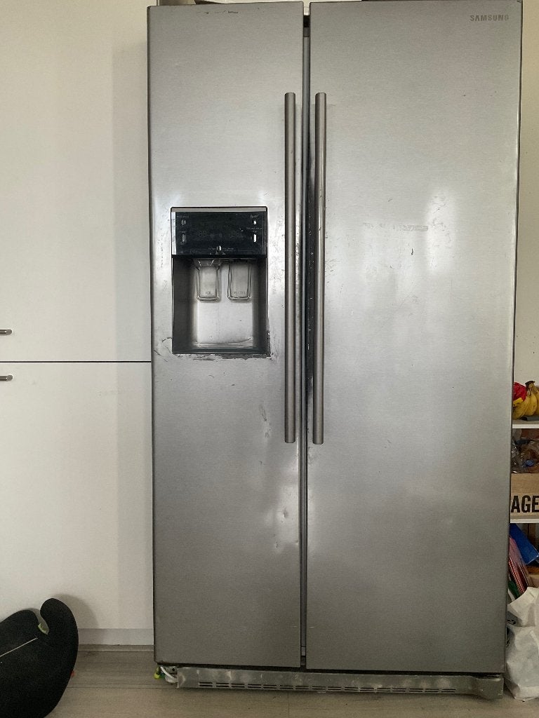 Koolkast Samsung met water en ijs functie, Ophalen, Gebruikt, 200 liter of meer, 160 cm of meer