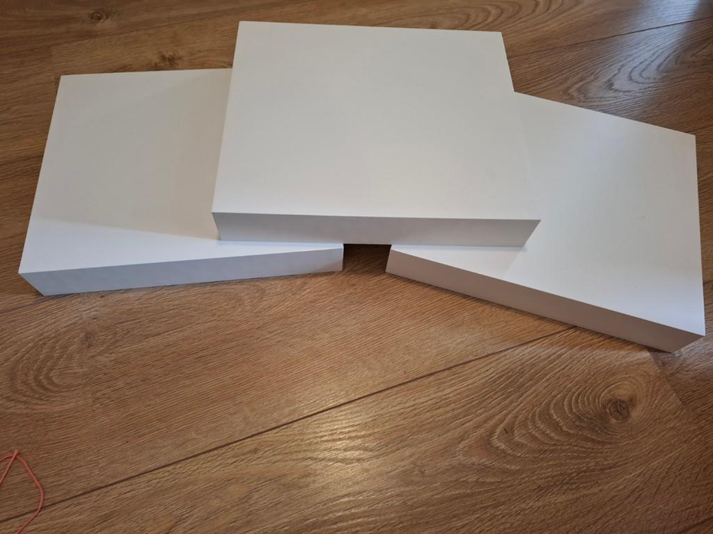 IKEA Lack zwevend wandplankje wit (3 stuks), Ophalen of Verzenden, Gebruikt