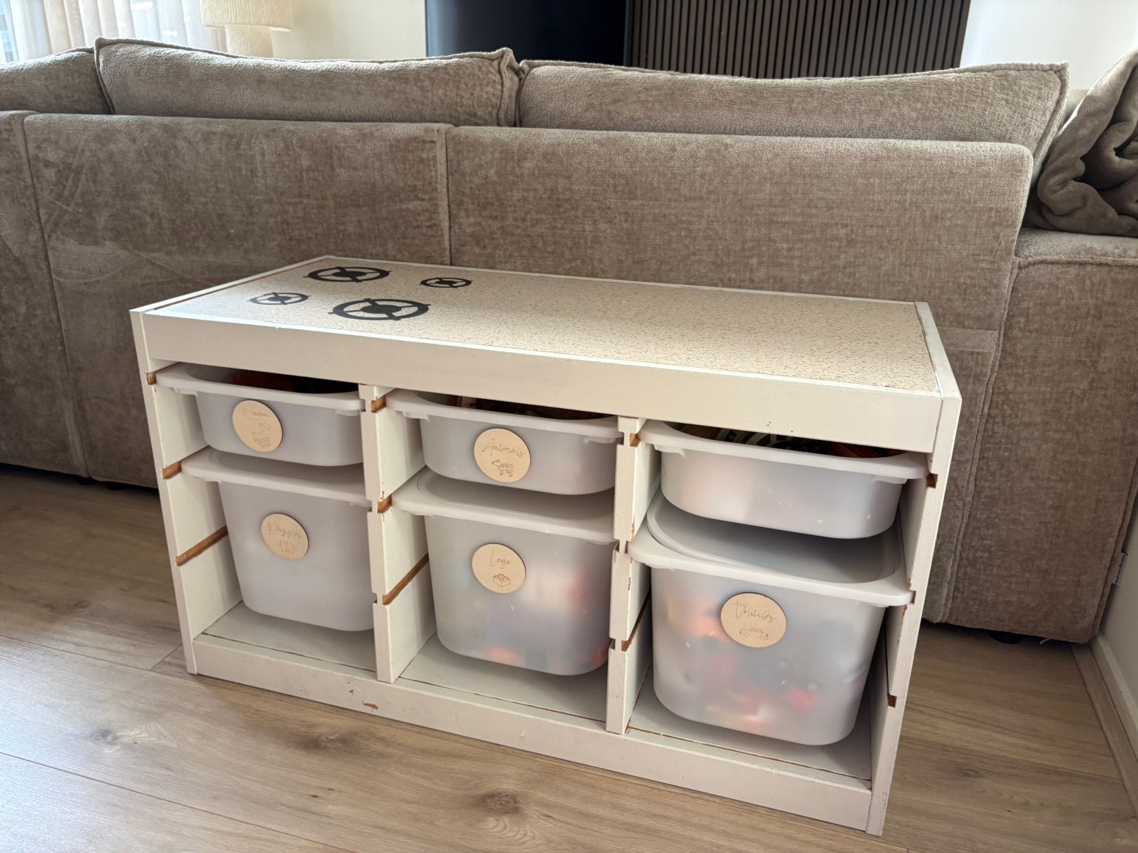 Ikea trofast kast incl bakken, Kinderen en Baby's, Ophalen, Gebruikt, 75 tot 100 cm, Minder dan 50 cm