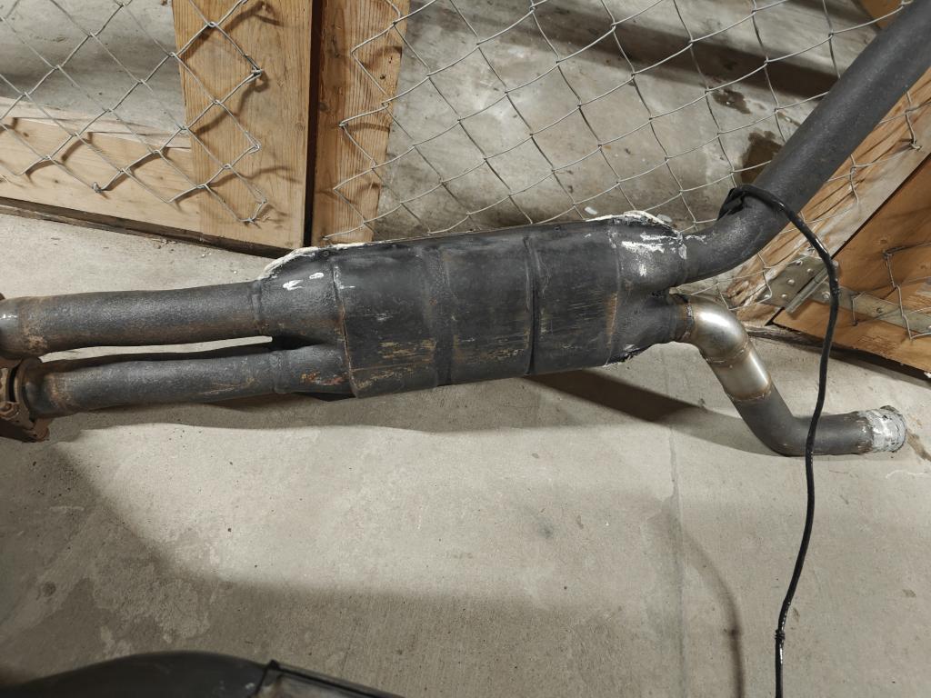 Originele uitlaat mercedes w126 380 sec met kat 1264913801, Ophalen of Verzenden, Gebruikt, Mercedes-Benz