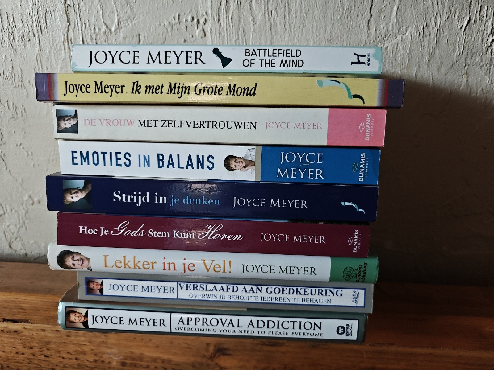 8 Boeken van Joyce Meyer., Boeken, Ophalen of Verzenden