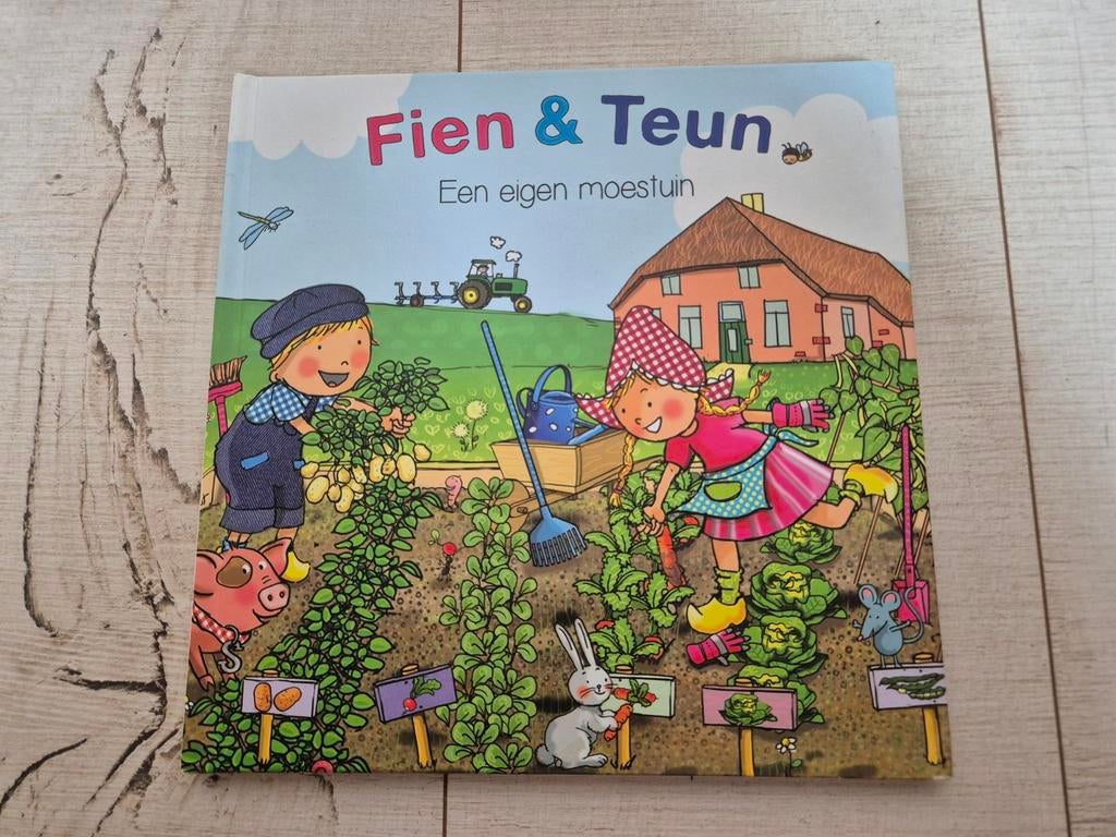 Fien & Teun boek: Een eigen moestuin, Ophalen, Zo goed als nieuw