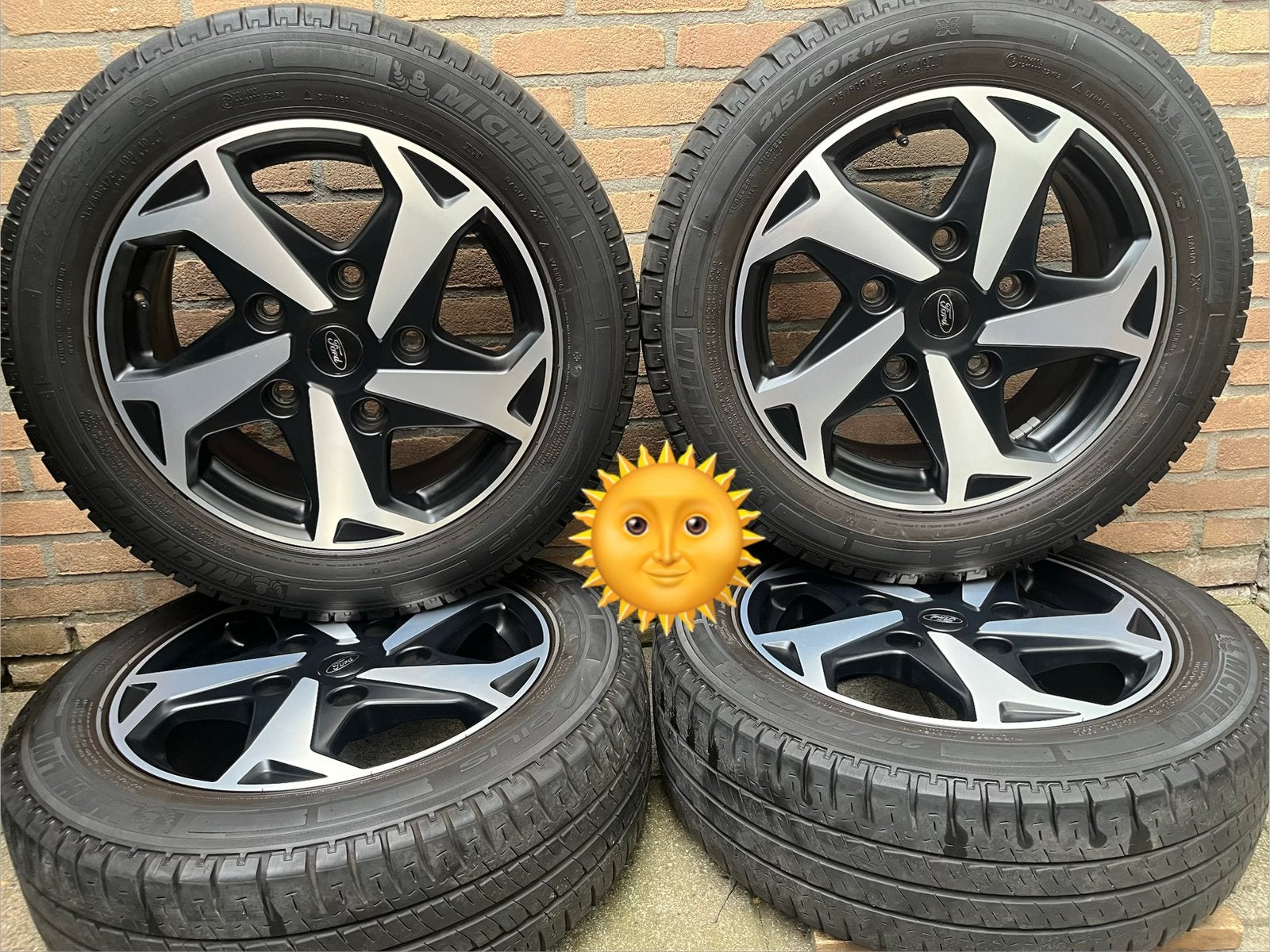 17” orig Ford transit Custom Michelin zomerset tot2024 5x160, Banden en Velgen, 17 inch, Ophalen of Verzenden, Zomerbanden