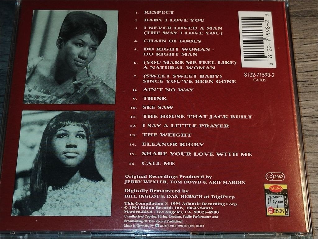 Aretha Franklin - The Very Best Of Aretha Franklin, Vol. 1, Ophalen of Verzenden, Zo goed als nieuw, Soul