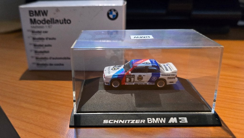 BMW M3 E30 DTM 1991 Schnitzer Cecotto Herpa 1:87, Ophalen of Verzenden, Nieuw, Auto, Herpa