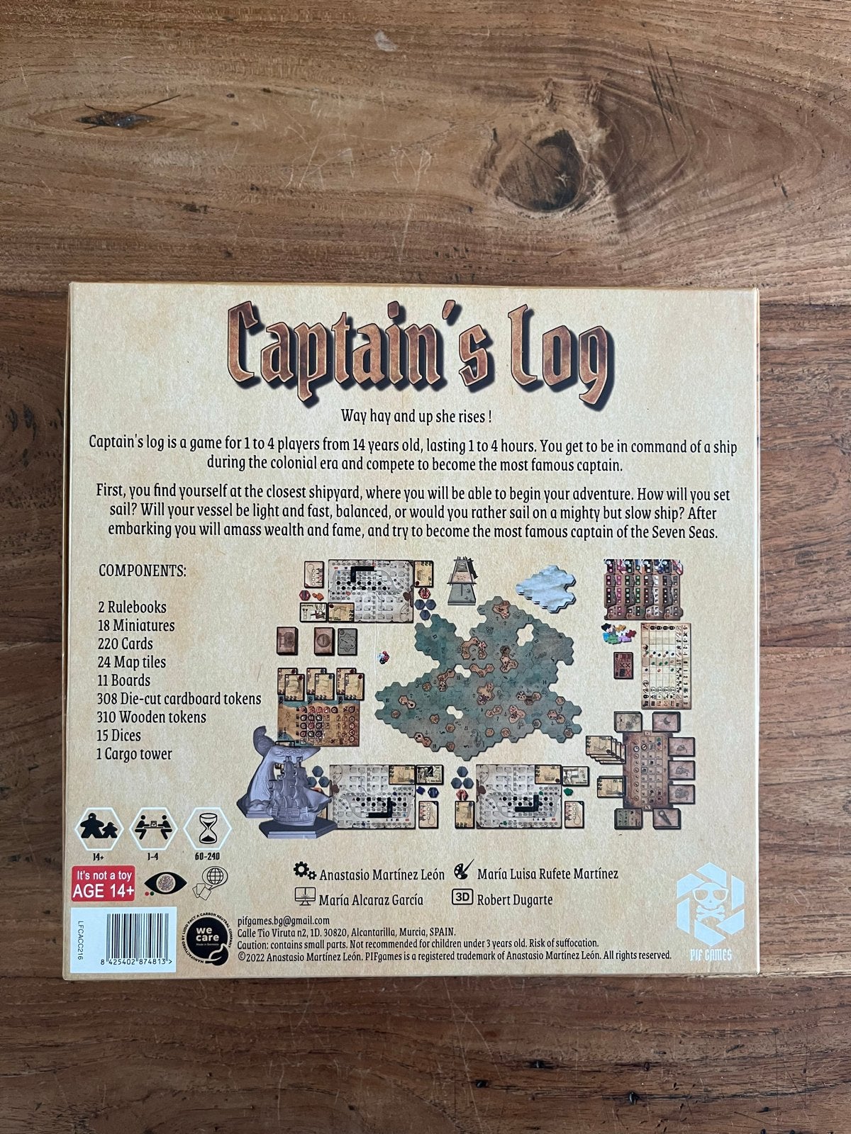 Captain's Log Bordspel - Gesorteerd & Gesleeved, Een of twee spelers, Ophalen of Verzenden, Zo goed als nieuw