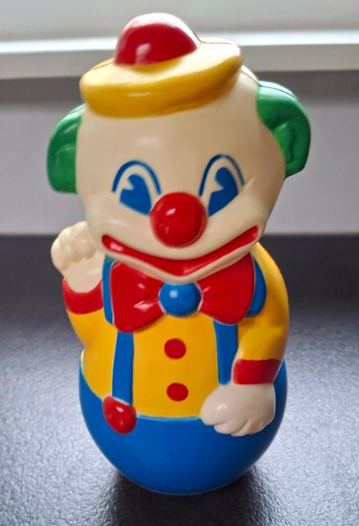 Vintage Tuimelaar Lardy de clown ( Made in France), Ophalen of Verzenden