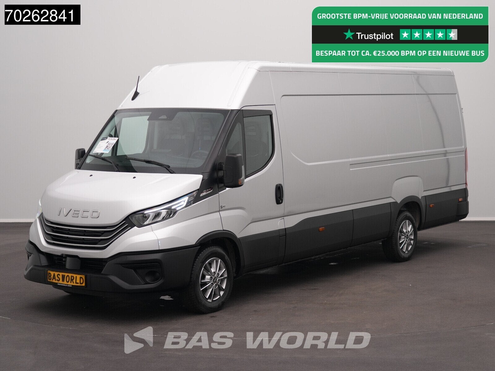 Iveco Daily 35S21 BPM VRIJ! 3.0L Automaat 210PK L3H2 2025-Mo, Auto's, Automaat, Stof, Euro 6, 4 cilinders