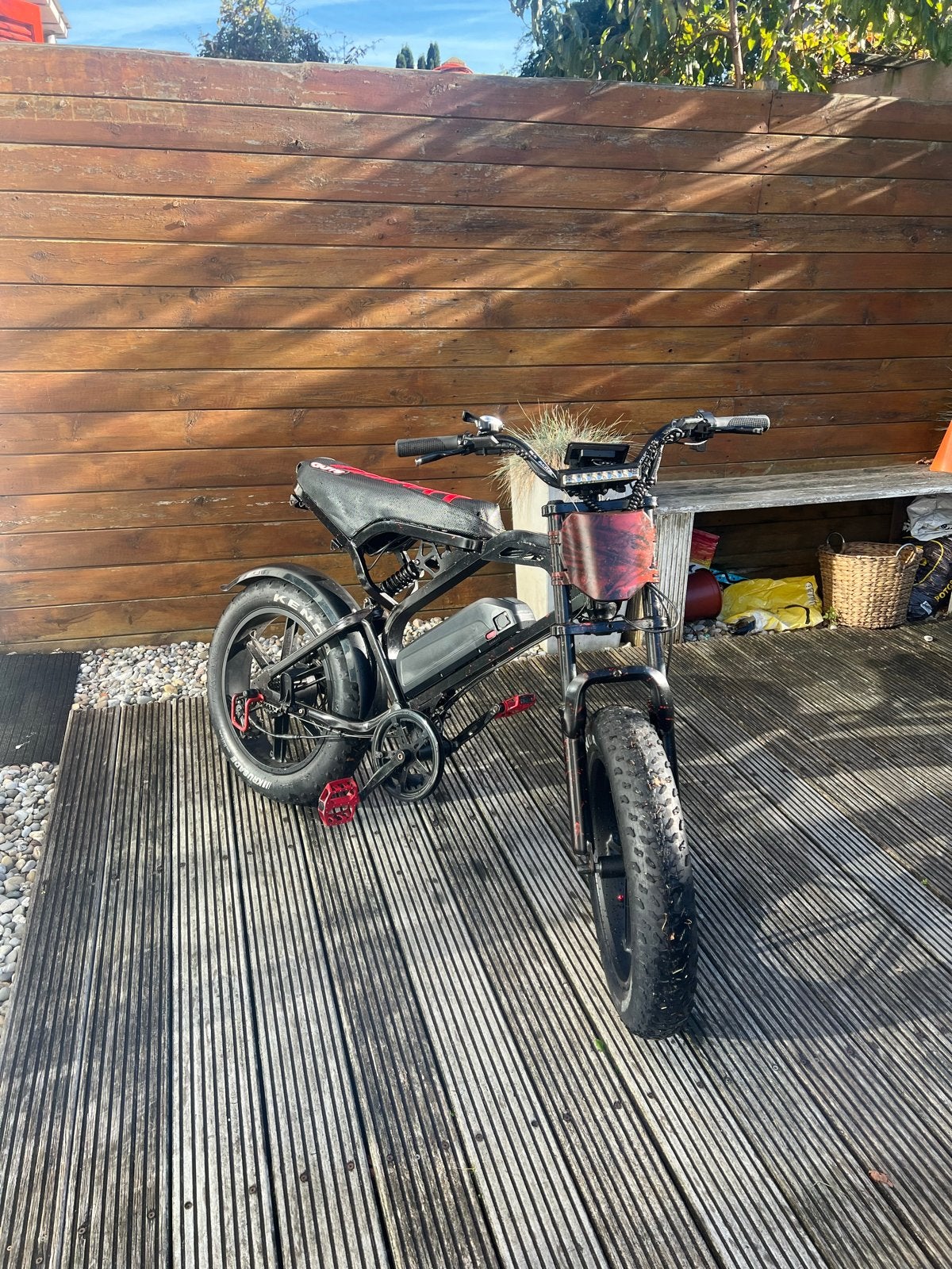 Fatbike met alarm, toeter en dubbele schermen, Ophalen, Gebruikt, Overige merken, Versnellingen