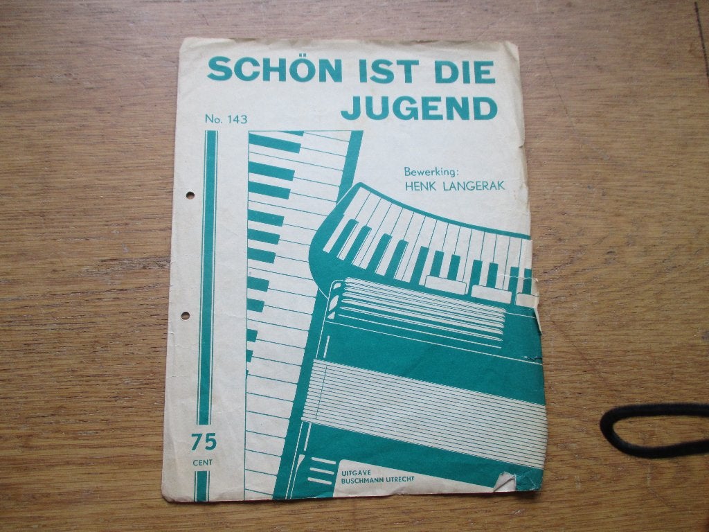 SCHÖN IST DIE JUGEND - BEW.HEMK LANGERAK NO.143, Muziek en Instrumenten, Keyboard, Gebruikt, Ophalen of Verzenden, Artiest of Componist