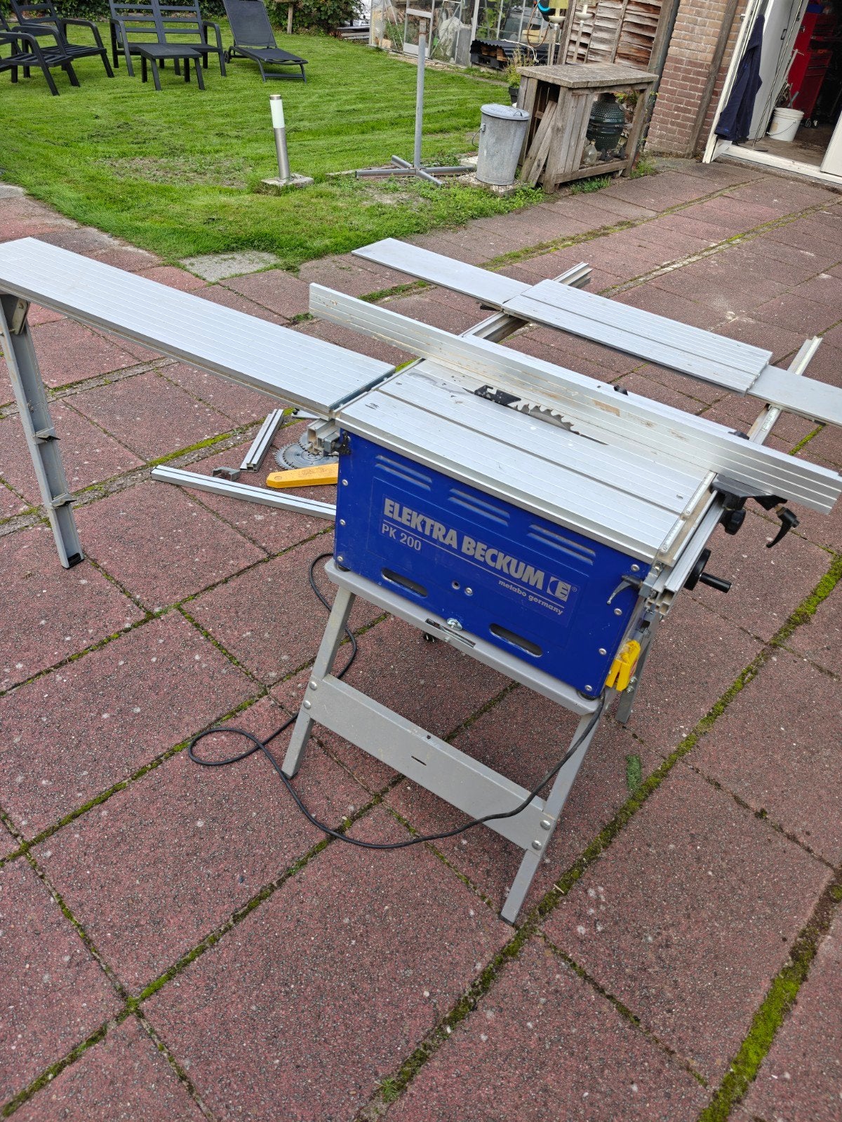 Elektra Beckum zaagtafel, Ophalen, Gebruikt, 170 cm of meer, Inklapbaar