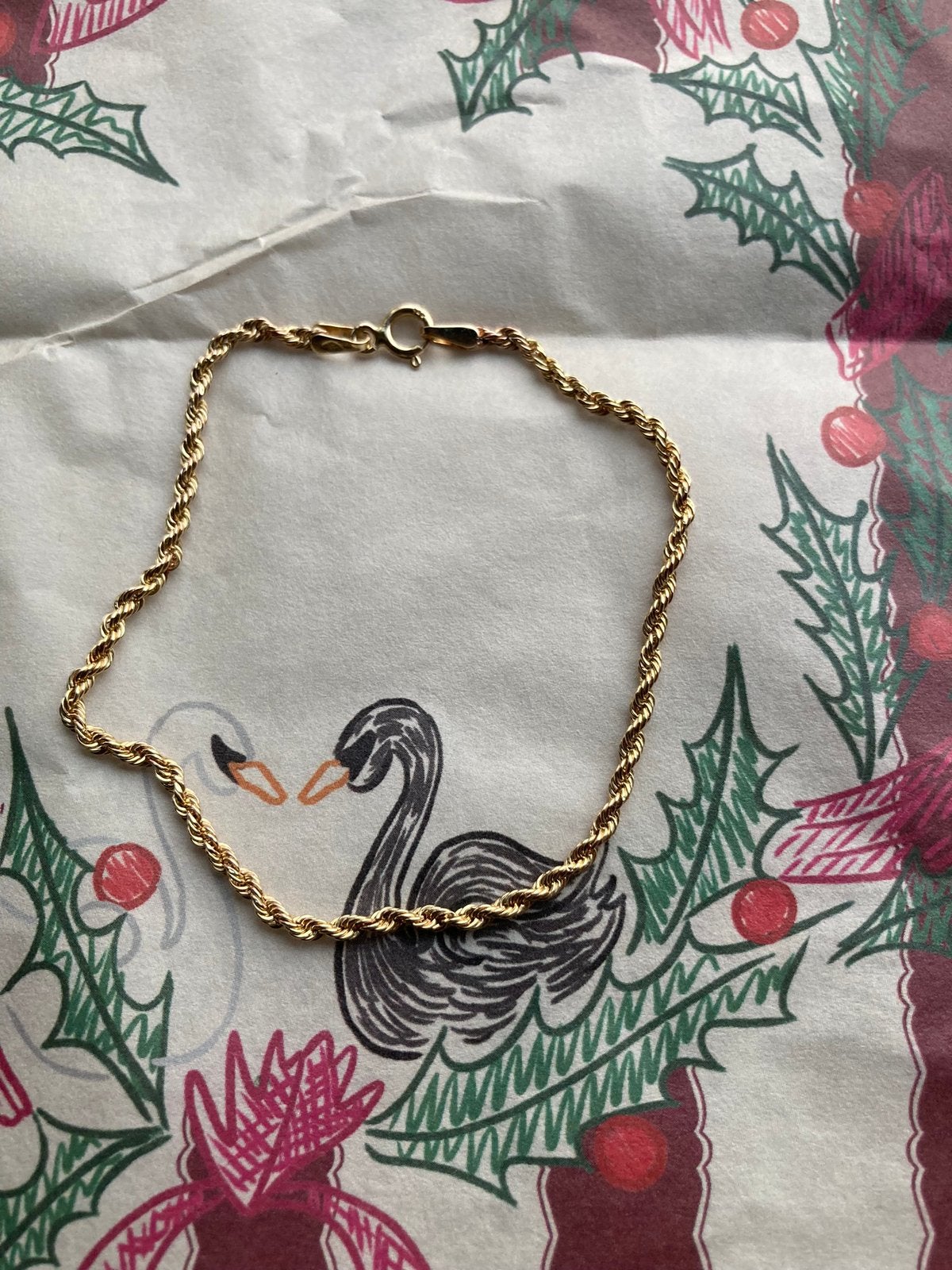 Anna Nina gouden armband 585. 14 karaat goud, Sieraden, Tassen en Uiterlijk, Armbanden, Ophalen of Verzenden, Goud