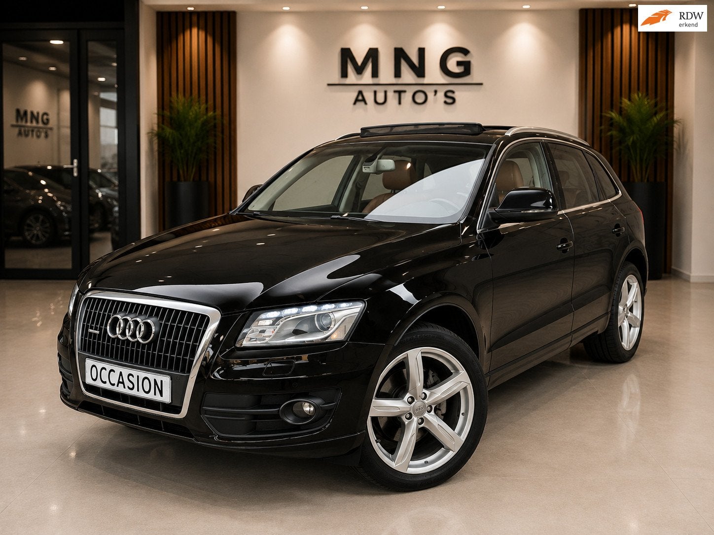 Audi Q5 2.0 TFSI quattro|Pano|Camera|Luchtvering|VOL|, Automaat, Euro 5, Gebruikt, Zwart