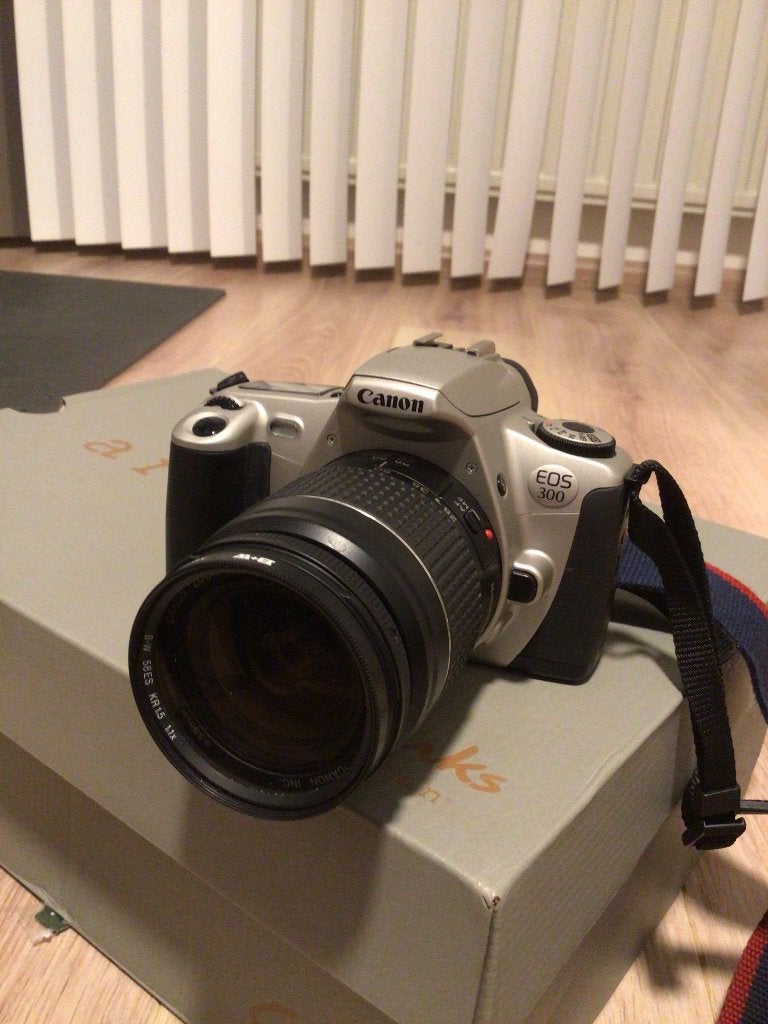 Analoge Canon camera eos 300, Ophalen, Zo goed als nieuw, Spiegelreflex, Canon