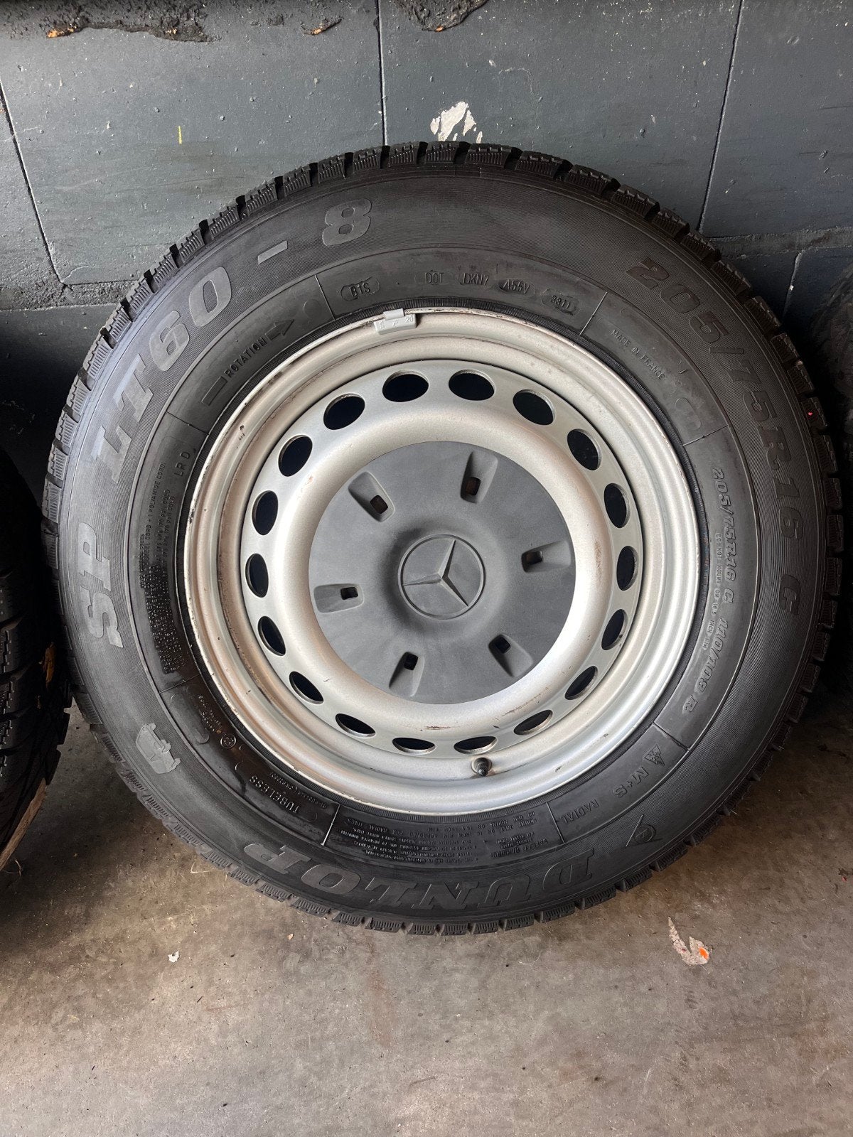 16" Originele Mercedes Sprinter Crafter Winterset Dunlop, 16 inch, Banden en Velgen, Onbekend, Mercedes-Benz
