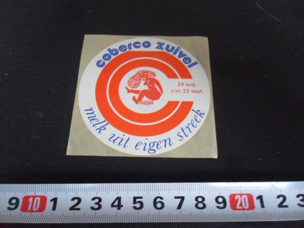 stickers Coberco Zuivel Melk uit eigen streek, Verzamelen, Stickers, Zo goed als nieuw, Ophalen