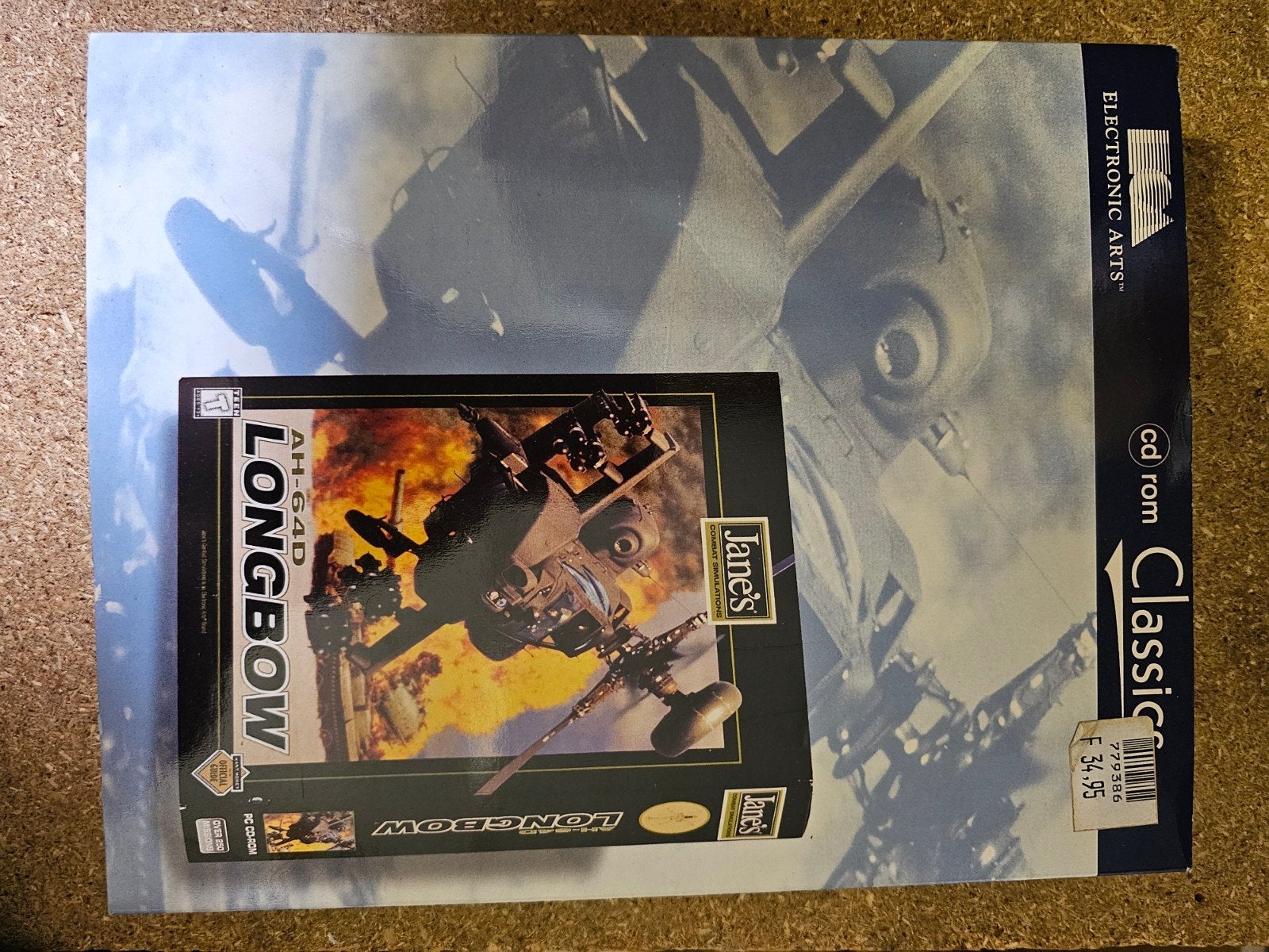 Jane's AH-64D Longbow PC CD-ROM - Combat Simulatie, Gebruikt, 1 speler, Ophalen of Verzenden, Vanaf 12 jaar