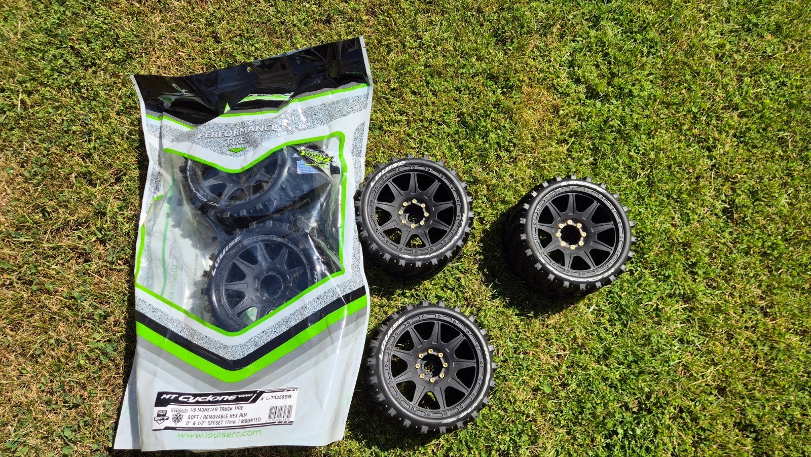 Louise 3.8 Cyclone MT wielen 17mm hex, Elektro, Auto offroad, Ophalen of Verzenden, Zo goed als nieuw