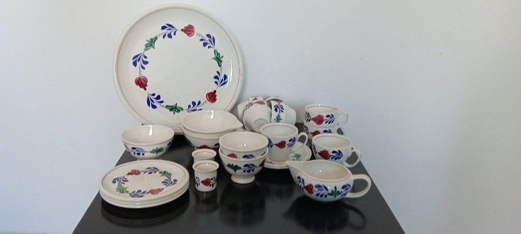 Vintage Boch boerenbont servies onderdelen, Ophalen of Verzenden, Zo goed als nieuw, Aardewerk, Landelijk/Boerenbont