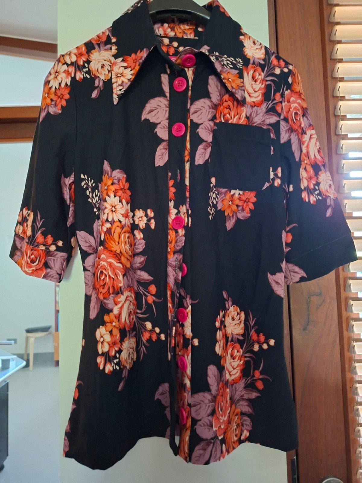 Tante Betsy dames blouse # mt S # NIEUW, Ophalen of Verzenden, Nieuw, Zwart