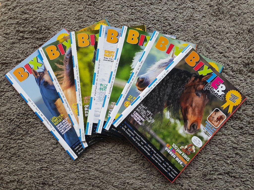 7 tijdschriften : Bixie & Friends -- 2021 / 2022 / 2023 -, Ophalen of Verzenden, Gelezen, Non-fictie