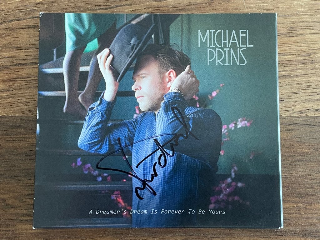 Cd Michael Prins A Dreamers Dream Is Digipack GESIGNEERD 2, Pop, Ophalen of Verzenden, Zo goed als nieuw, Digipak