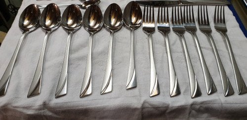 bestek 18 /0 edelstaal rostfrei 24 delig, Ophalen of Verzenden, 'T Olde Gre-j, Info@toldegrej.nl, Endepoelstraat 20f Didam