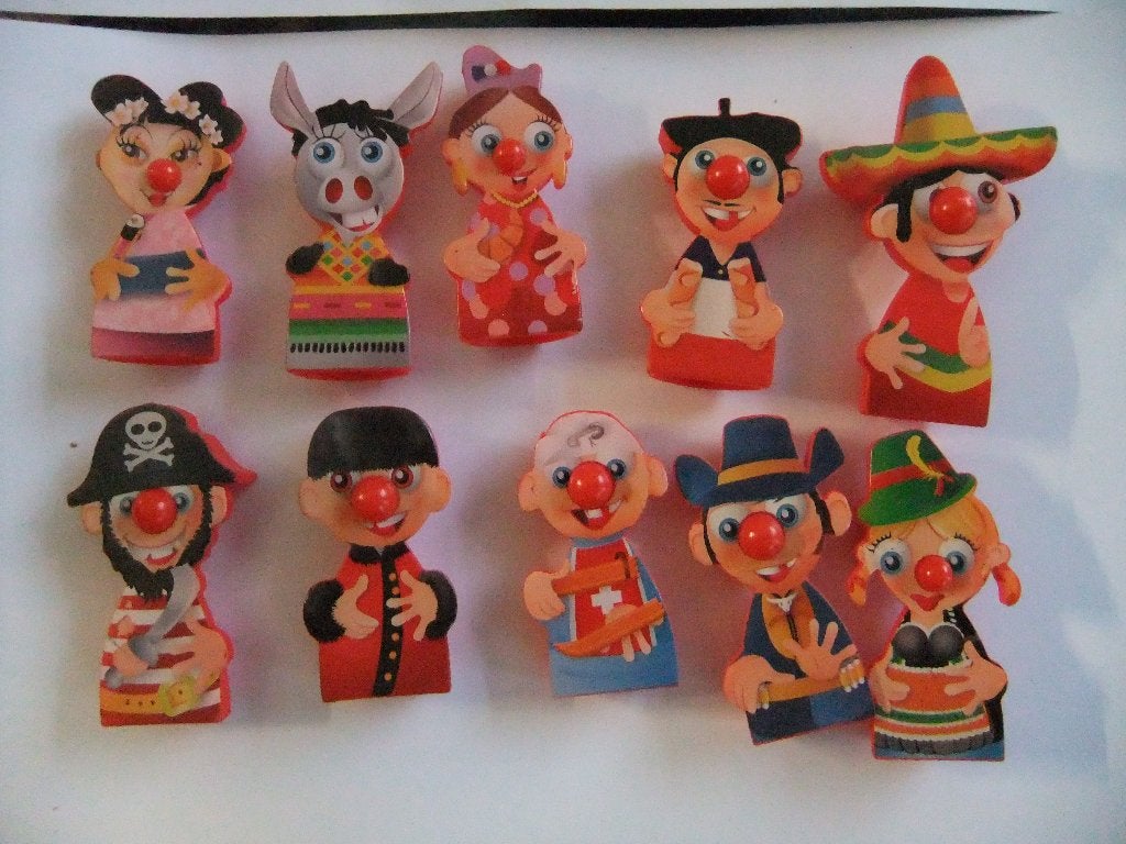 10 Efteling poppetjes set 5, Verzenden, Zo goed als nieuw, Beeldje of Poppetje