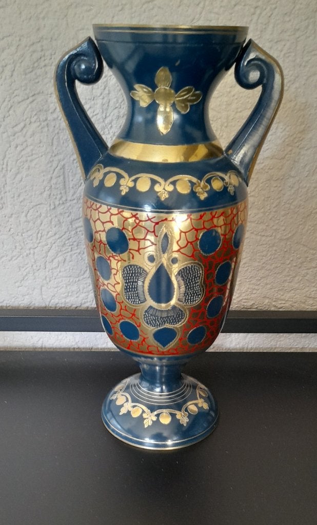 Koperen vaas Vintage, Antiek en Kunst, Ophalen of Verzenden