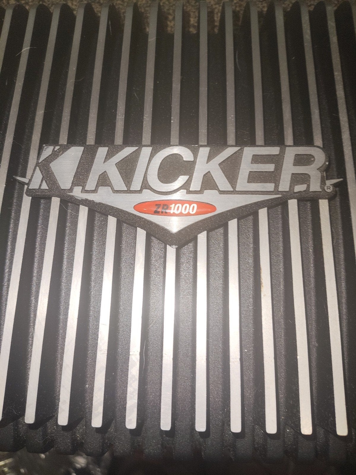 **Kicker ZR1000.2**oldschool Versterker, Overige merken, Ophalen of Verzenden, 120 watt of meer, Gebruikt