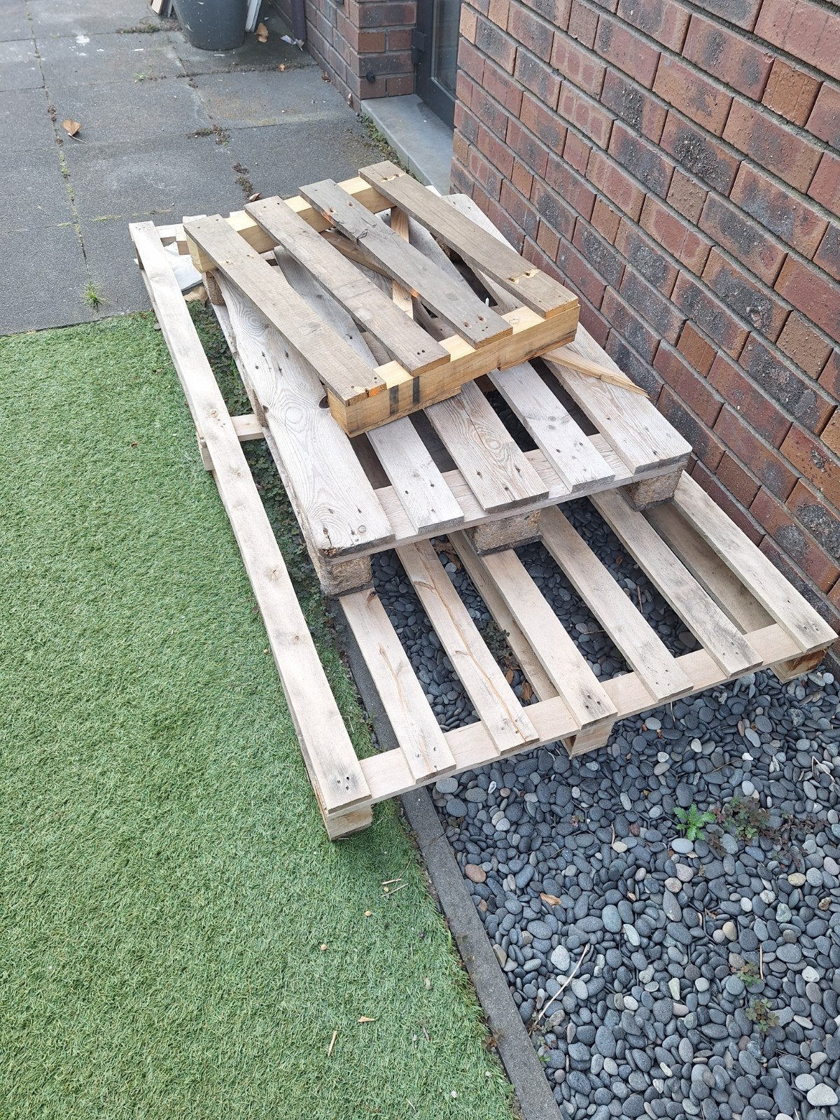 Pallets voor houtkachel, Doe-het-zelf en Verbouw, Hout en Planken, Ophalen, Gebruikt, Pallet, Minder dan 200 cm