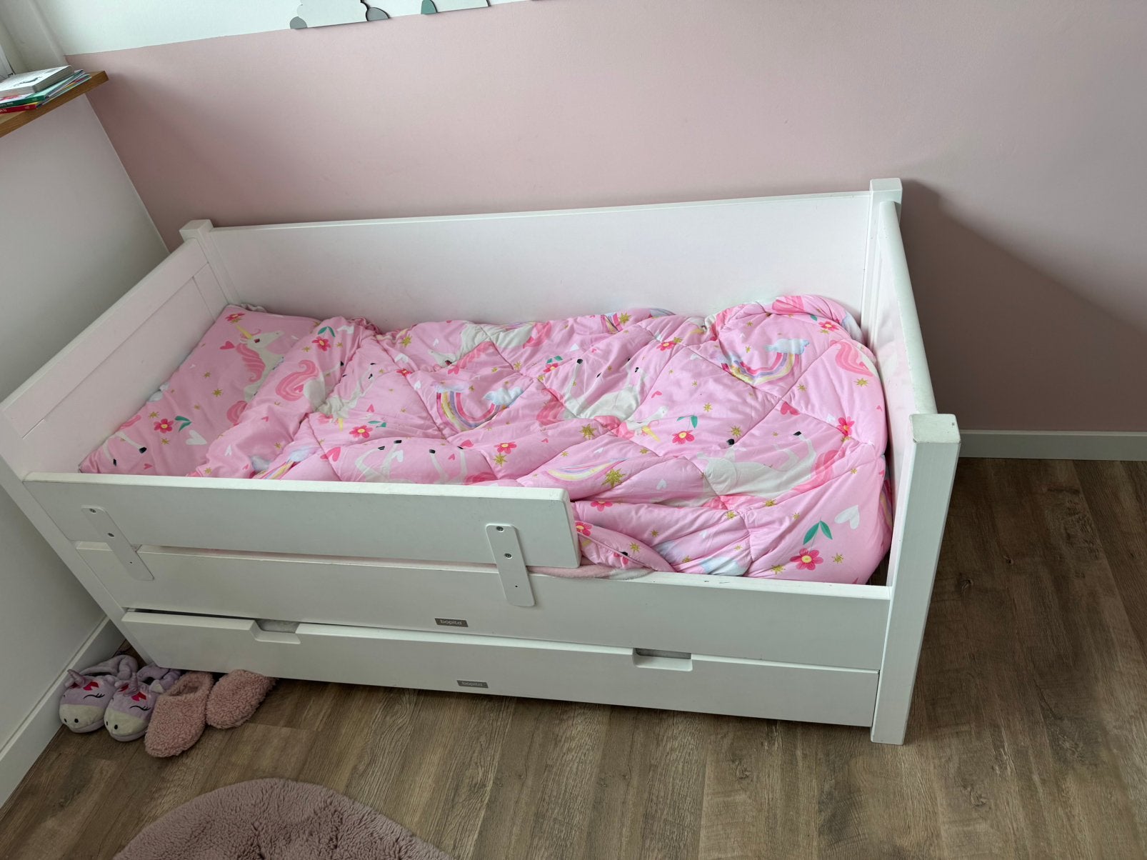 Peuterbed Bopita, Ophalen, Gebruikt, 70 tot 85 cm, 140 tot 160 cm