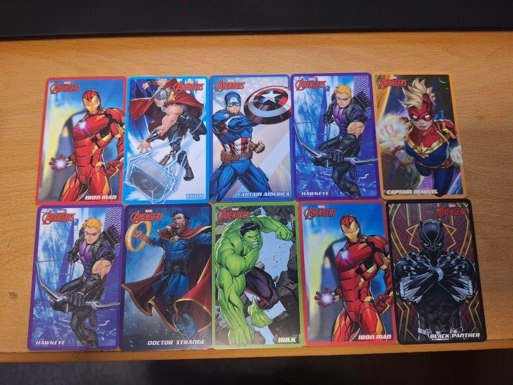Marvel Avengers Coinpusher Kaarten, Verzenden, Nieuw, Meerdere kaarten