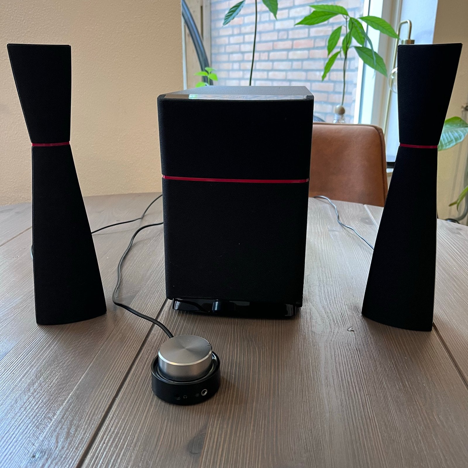 Edifier PC speaker set met subwoofer, Computers en Software, Ophalen, Zo goed als nieuw, Audiokanaal 2.1