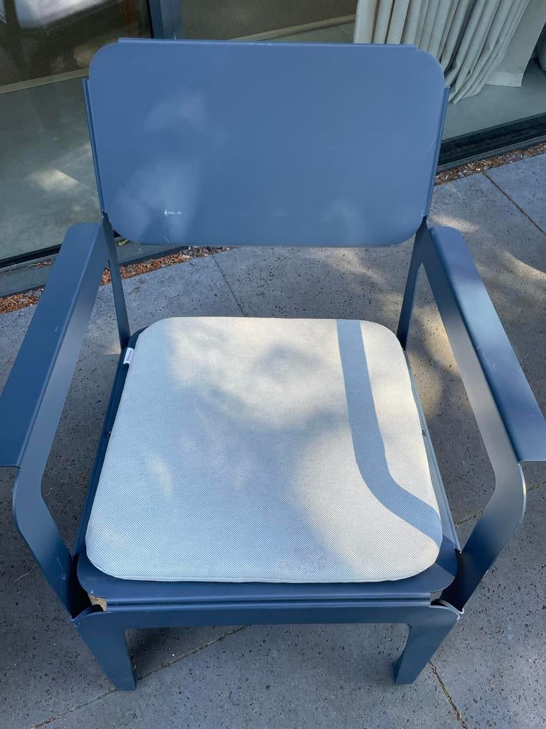 Weltevree bended lounger - Blauw & Groen, Ophalen, Gebruikt, Metaal